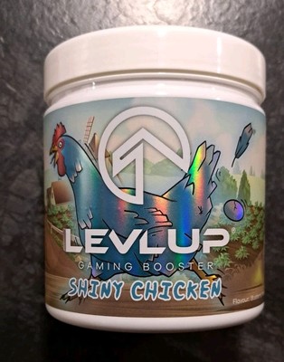 Levl Up Shiny Chicken Offen Honigmelone Blaubeere Energy Booster Aprilscherz RAR