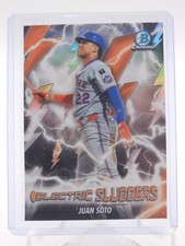 JUAN SOTO 2026 BOWMAN CHROME ELECTRIC SLUGGERS REFRACTOR #ES-7 NY METS Q0940