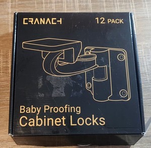 Carnac Childproof Cabinet Locks – 12 Pack Baby Proofing for Safe Home NEW
