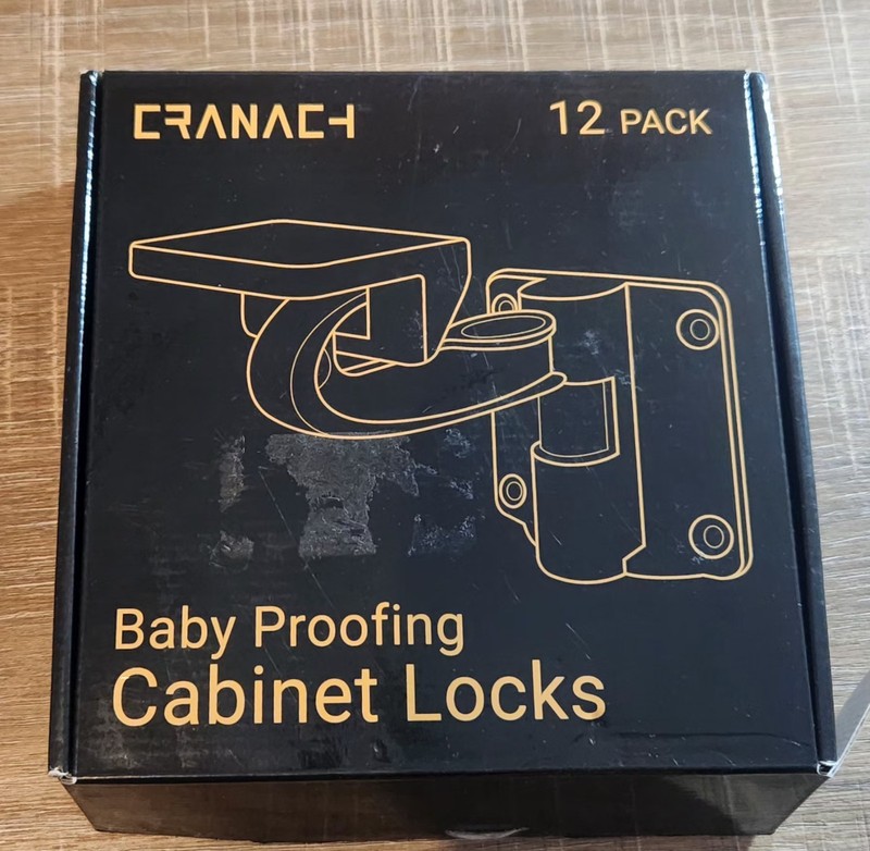 Carnac Childproof Cabinet Locks – 12 Pack Baby Proofing for Safe Home NEW
