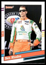 Ben Rhodes 2024 Donruss #133 NASCAR READ FREE SHIPPING AutographDen