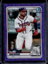 2020 Bowman Chrome William Contreras Prospects Purple Shimmer Refractor #BCP-233
