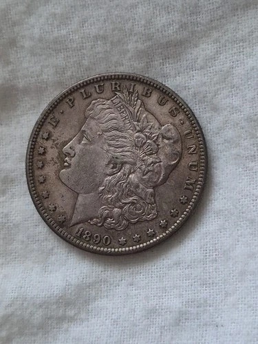 1890 S Morgan Silver Dollar Au