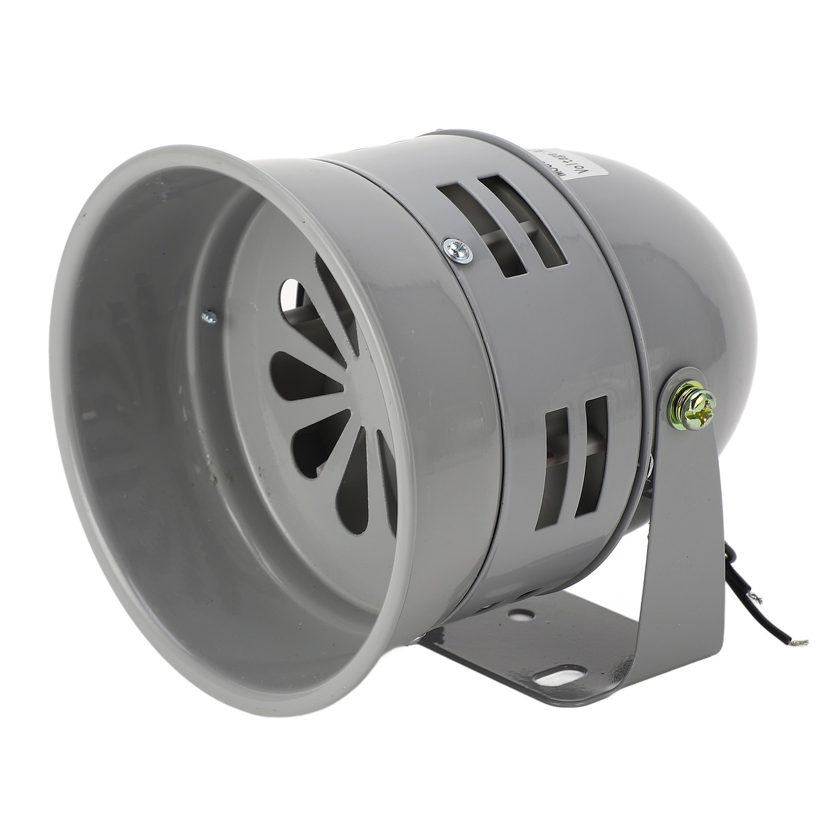 Industrial Alarm Buzzer Motor Driven Siren 120dB 40W Gray Iron Shell Fire Horn