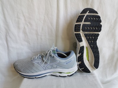 Mizuno W Wave Inspire 18 Laufschuhe EU 41 US 10 Sneaker grau-blau J1GD224401