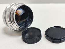 Jupiter-9 2/85 lens M39 Screw mount Rare Silver Carl Zeiss Sonnar successor  2