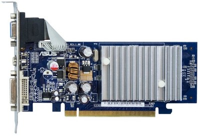 ASUS NVIDIA GeForce 6200 LE Graphics Card 256 MB GDDR2 PCIe x16