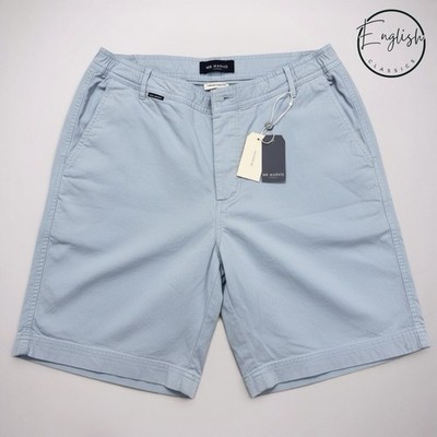 Mr Marvis Original Chino Shorts Herren XL W36 Antarktis hellgrau blau