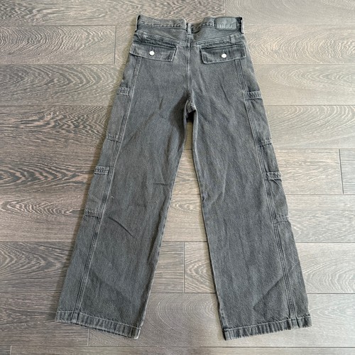PacSun Extreme Black Baggy Cargo Pockets Jeans NWT Men’s Size 29x30 - Picture 8 of 9
