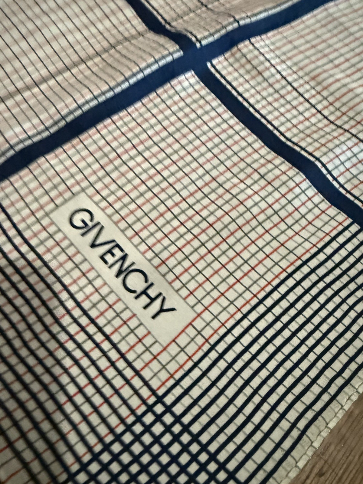 GIVENCHY STRIPES MONOGRAM LOGO multicolor SQUARE … - image 4