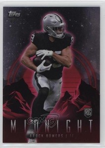 2024 Topps Midnight Twilight /99 Brock Bowers #49 Rookie RC