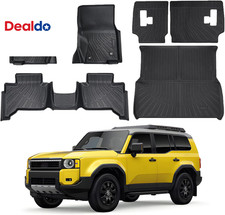 Floor Mats Cargo Mat Set for 2024 2025 2026 Toyota Land Cruiser 5 Seats, All Wea