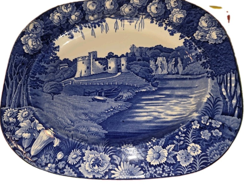 Vintage Woods CastlesMeat Dish or Platter Chepstow c1930Lovely dish...