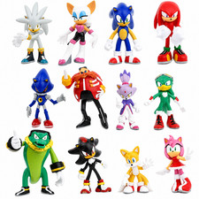 Sonic the Hedgehog 2nd Gen Action Figures 12-Pack 2.5" Collectible Toy Set