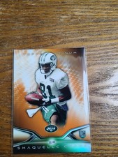 2014 Topps Platinum Shaquelle Evans Orange Refractor Rookie Card . rookie card picture