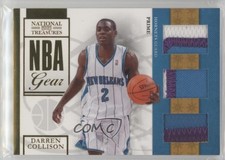 2009-10 Playoff National Treasures NBA Gear Trios Prime 9/10 Darren Collison cr1