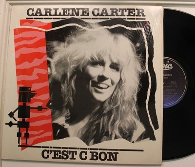 Carlene Carter Lp C'Est C bon On Epic - Vg++ / Vg++ (In Shrink!)