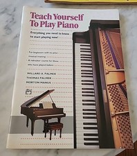 Teach Yourself To Play Piano - Alfred - Beginners Book Excellent 