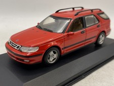 MINICHAMPS Saab 95 9-5 Break 1999 Imola red 1:43 Diecast modelcar
