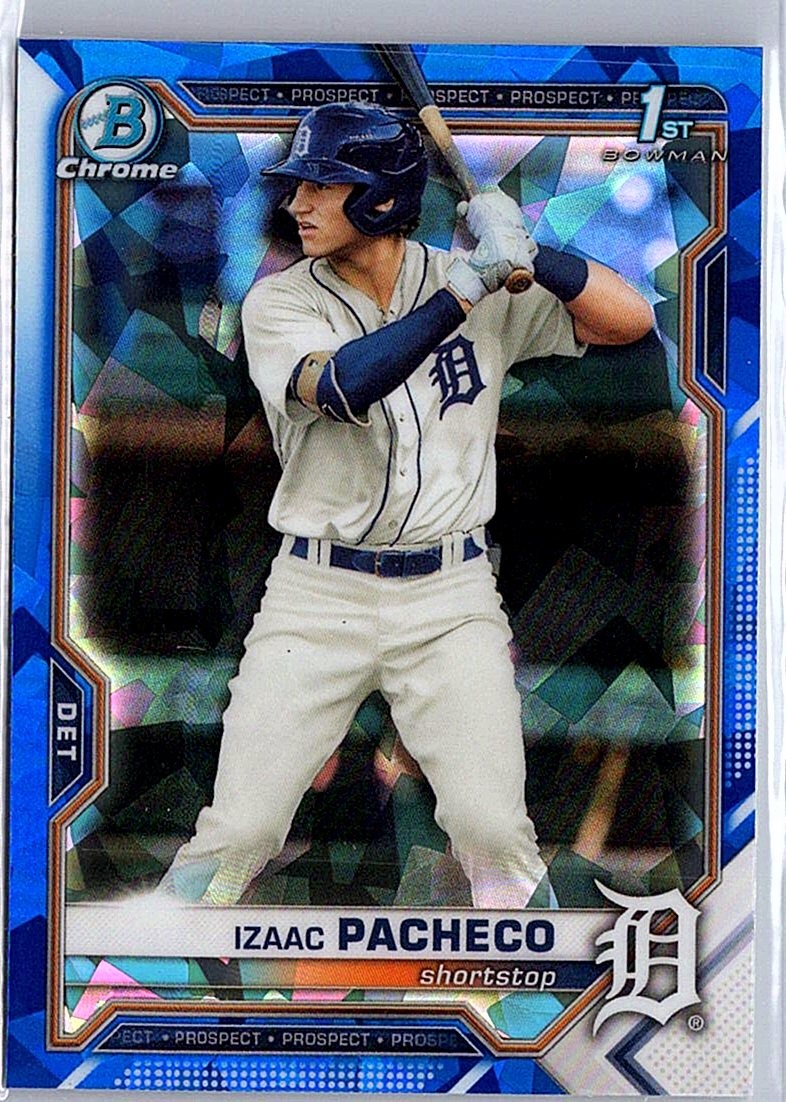 2021 Bowman Draft Sapphire Edition #BDC-46 Izaac Pacheco