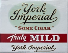 Vintage YORK IMPERIAL CIGAR Box Label Great Britain & American Tobacco Co 4F