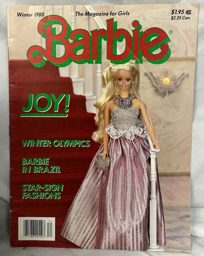 Barbie Magazine for Girls Winter 1988 Vintage News Stand Issue No Label ...