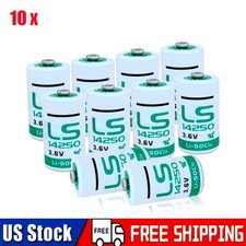 10-Pack batteries for SAFT LS14250 3.6V 1/2 AA Lithium Battery