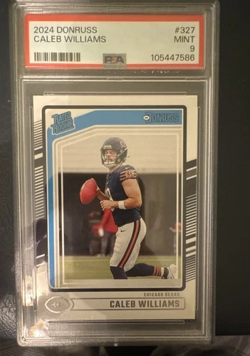 2024 Panini Donruss - Rated Rookie Caleb Williams #327 (RC) PSA 9