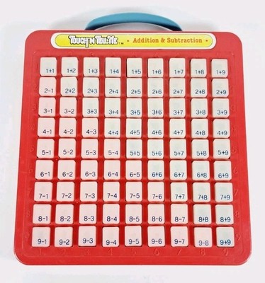 Touch 'N Tell Me Math Addition  Subtraction Press & See Galoob. 1981.