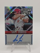 2014 Panini Prizm Perennial Draft Picks - Prospect Signatures Sam Travis #67...