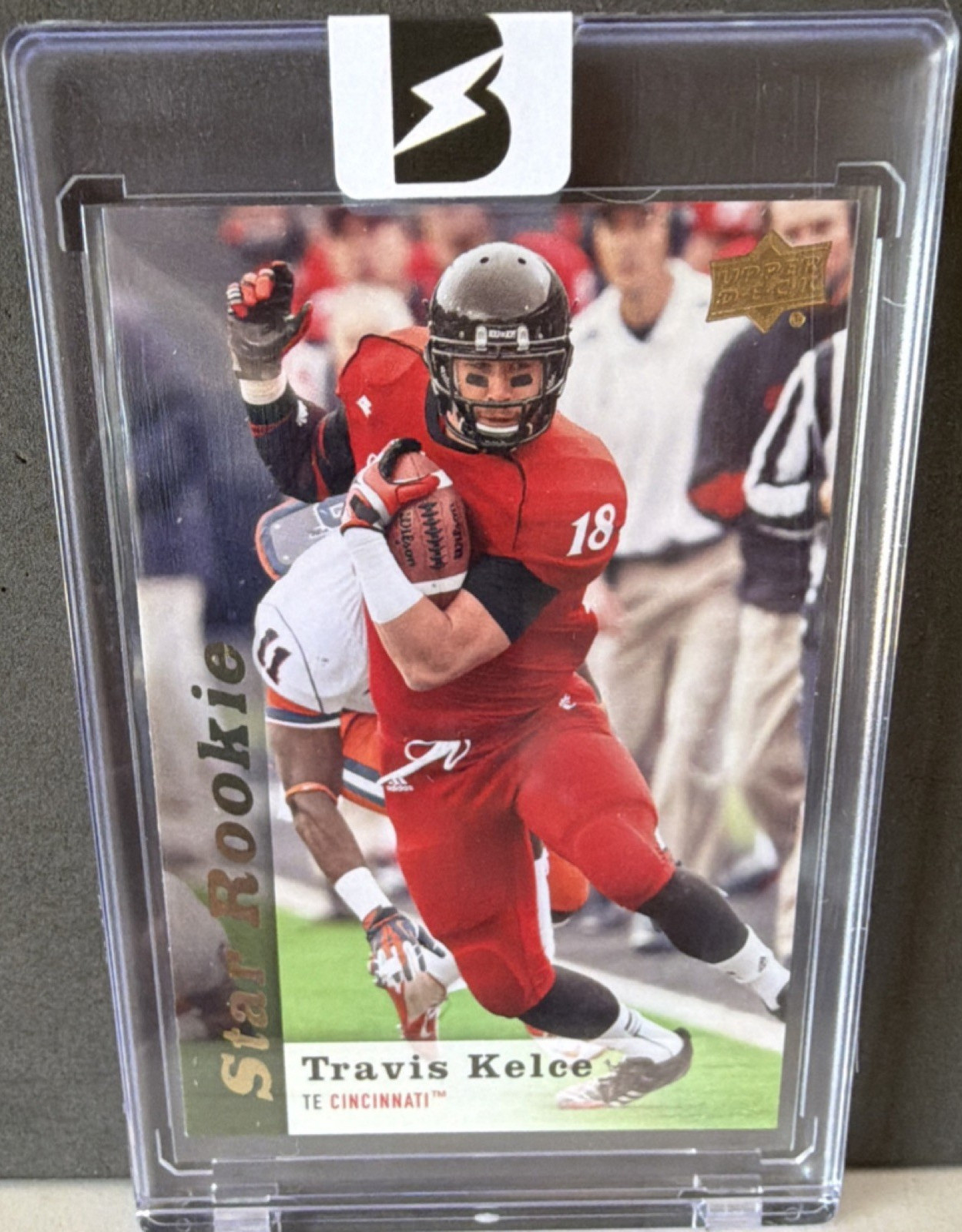 Upper Deck Star Rookie Travis Kelce Cincinnati Bearcats Football Card 2013 #84