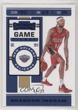 2019-20 Panini Contenders Game Ticket Blue 4/99 Brandon Ingram #12 0c3