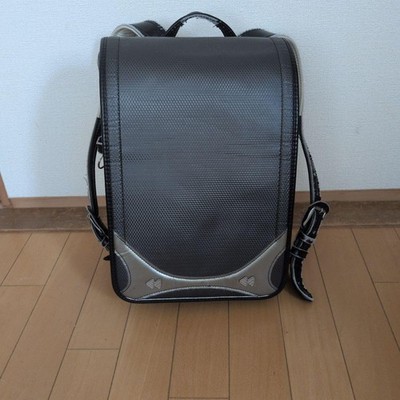 Randoseru Rucksack kaepa Schulranzen schwarz silber Kurupita