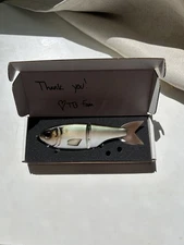 Throwback Swimbaits Metro Glide Bait - Gizzard by Colorado Customs