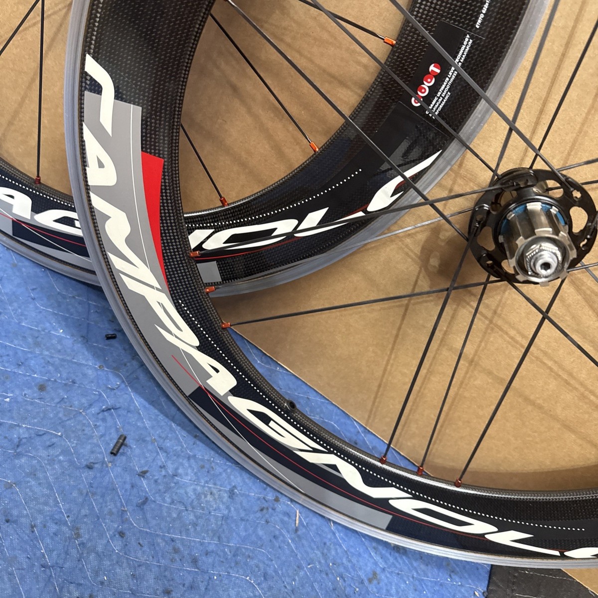 Campagnolo Bullet Ultra 80 Carbon Fiber Road Rim Brake Wheelset