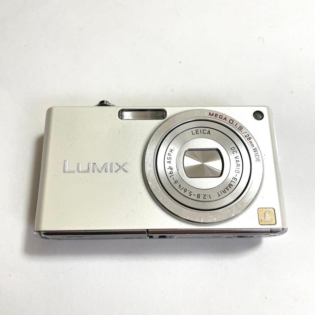 Panasonic LUMIX DMC-FX33 White Digital Camera Compact Used