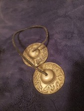 Antique Chinese Cymbol Gong Bell Set SEE