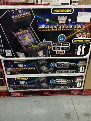 4 Player WWE Wrestlemania Supreme Series Premium Arcade Cabinet 5 Games Included