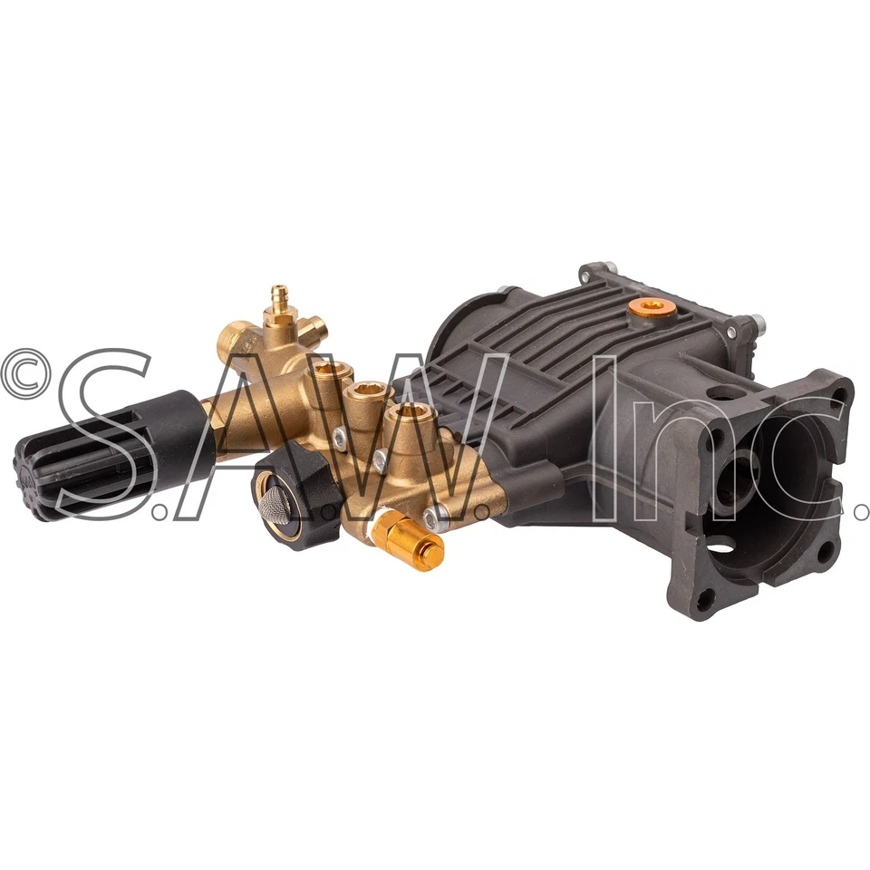 Bomba de lavadora a presión 8,7 GA12 AAA 2,5 GPM @ 3400 Max PSI eje hueco de 3/4" Foto 2 de 4