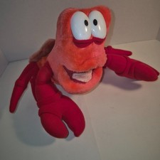 Disney Little Mermaid Sebastian Plush 8  Stuffed Animal Toy - by Tyco