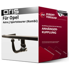 Für Opel Astra J Sportst. Typ P10 (Oris) Anhängerkupplung vertikal abnehmbar neu