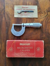 Starrett No. T221L Hi-Precision Outside Micro...
