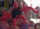 3 Tiny Toys: Kinder Joy Astronaut, Fire Truck & Dragon (Lego?)  — photo 7