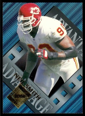 1996 Collector's Edge Advantage Neil Smith Kansas City Chiefs #98 21330