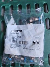 FESTO QTY 10 X  153162 QSSF-1/8-4-B BULKHEAD PUSH IN pneumatic FITTING