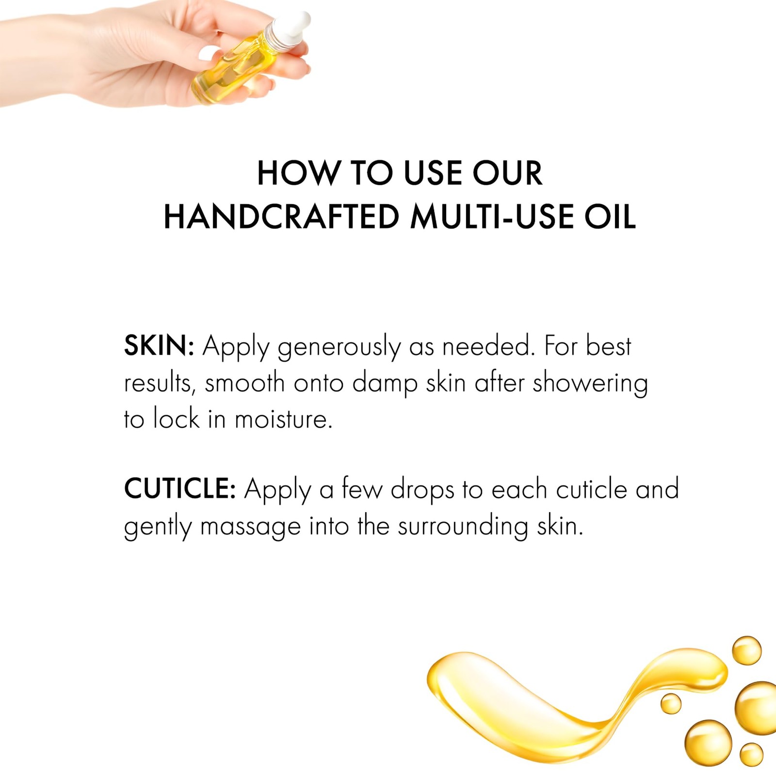 Warm Vanilla Bean Body Oil - Moisturizing Body Oil for Soft, Glowing Skin wit...