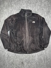 The North Face Osito Thick Fleece Jacket Womens XXL Black Full Zip Logo