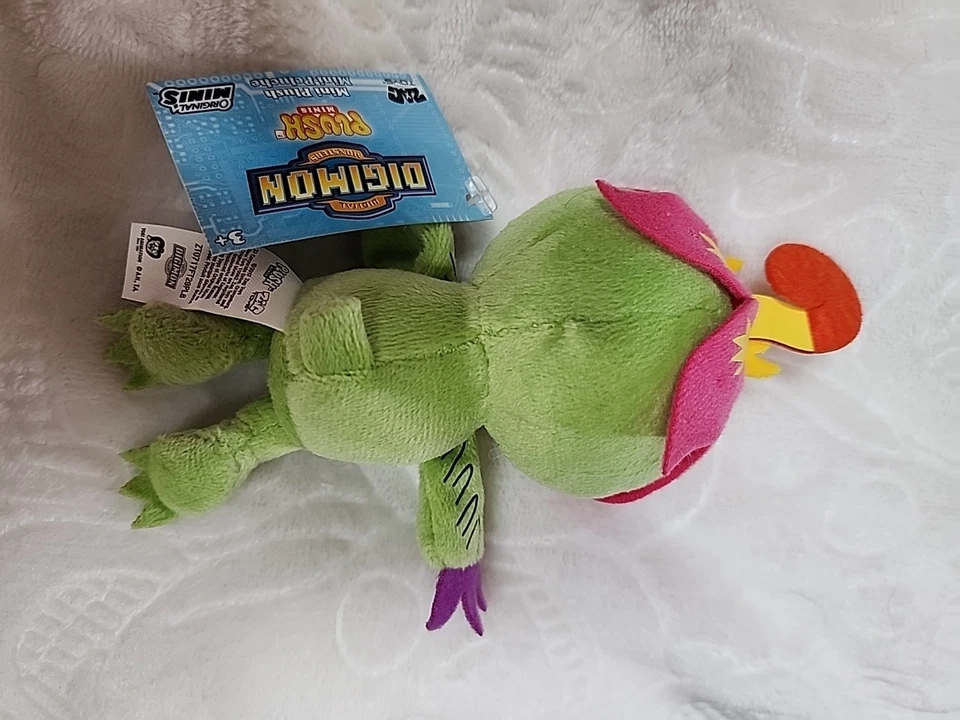 PALMON◇DIGIMON 4 pulgadas Peluche Mini Personaje◇Minis Original Peluche Relleno◇Nuevo Foto 4 de 4