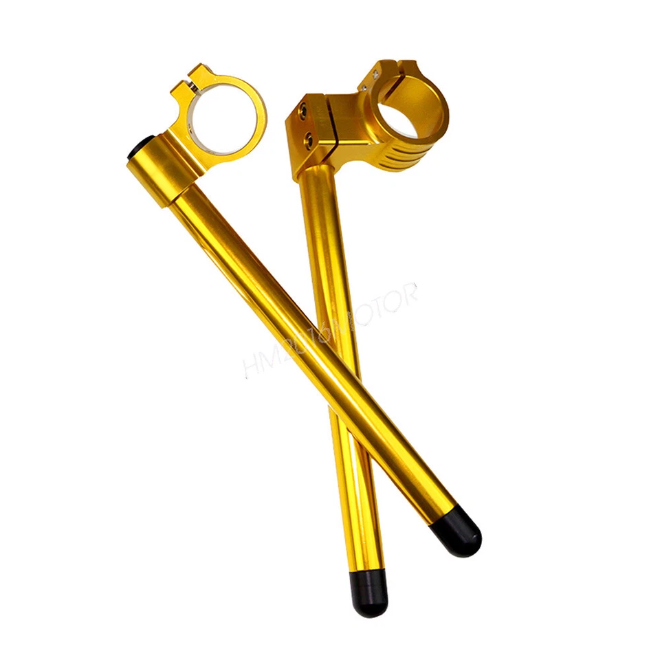 Motorcycle Bike 33mm 7/8" Clip-On Riser Handlebars For Honda CX500 1978-1983 — 第 2/2 张图片