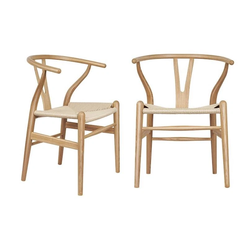 Silla Tomile Wishbone de nogal sillas de comedor sillas de comedor de madera maciza silla de oficina Foto 2 de 4